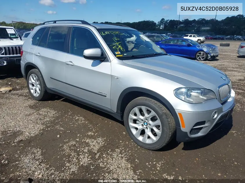 BMW X5 2013, VIN 5UXZV4C52D0B05928