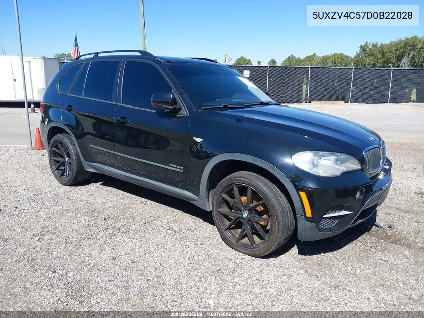 BMW X5 2013, VIN 5UXZV4C57D0B22028