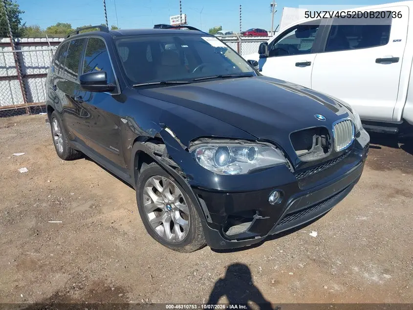 BMW X5 2013, VIN 5UXZV4C52D0B20736