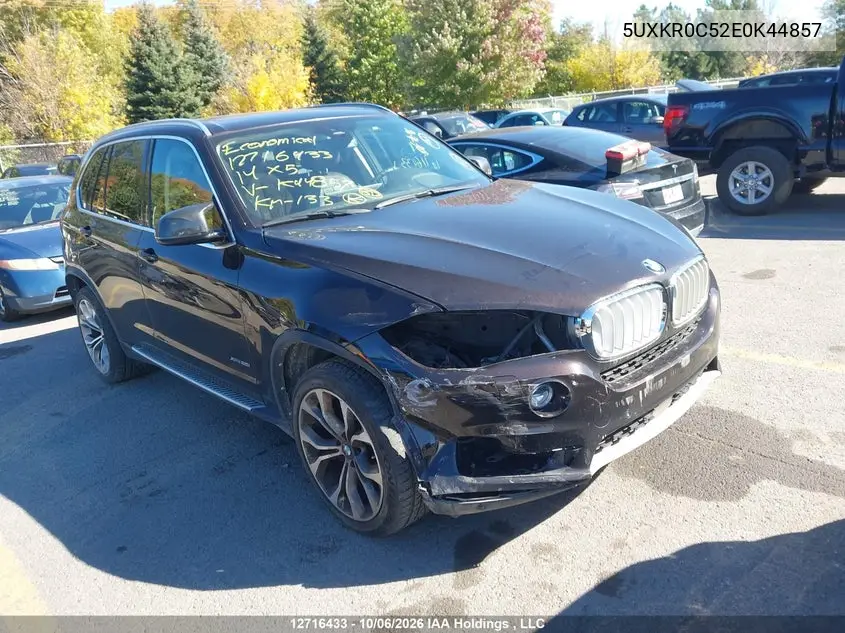 BMW X5 2014, VIN 5UXKR0C52E0K44857
