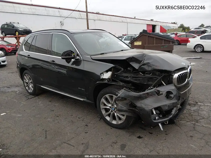 BMW X5 2014, VIN 5UXKR6C58E0C02246