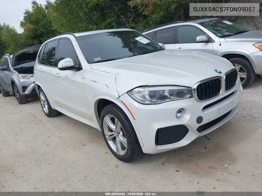 BMW X5 2015, VIN 5UXKS4C57F0N09057