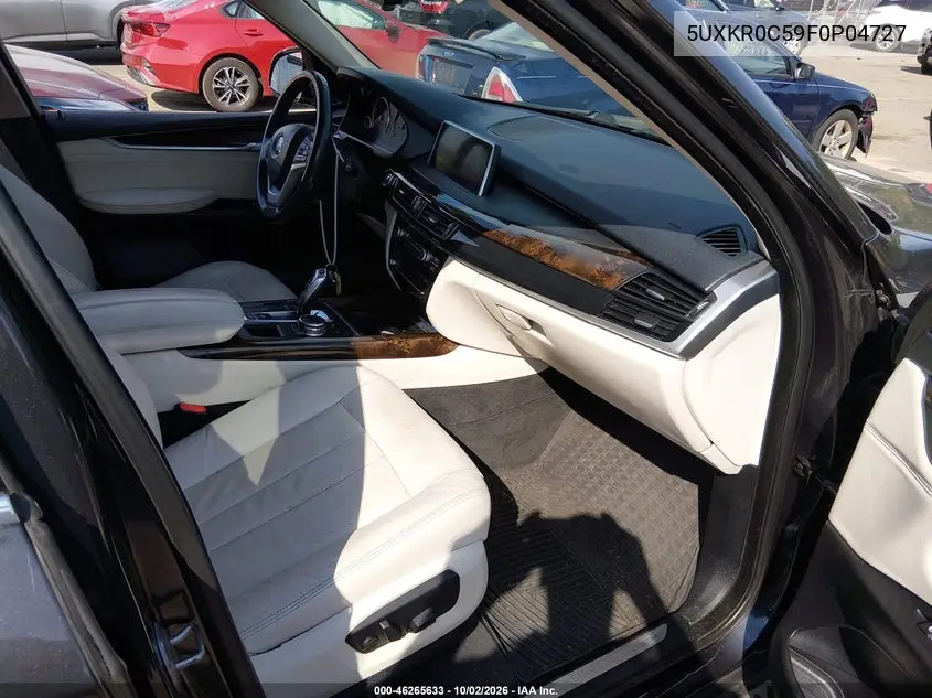 2015 BMW X5 VIN 5UXKR0C59F0P04727 — фото 5