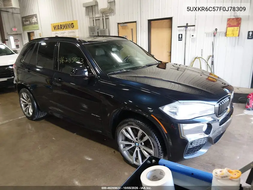 BMW X5 2015, VIN 5UXKR6C57F0J78309