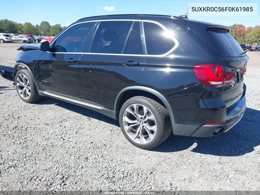 2015 BMW X5 VIN 5UXKR0C56F0K61985 — фото 3