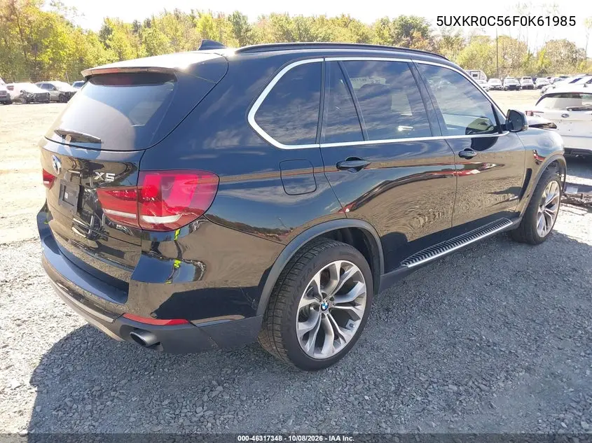 2015 BMW X5 VIN 5UXKR0C56F0K61985 — фото 4
