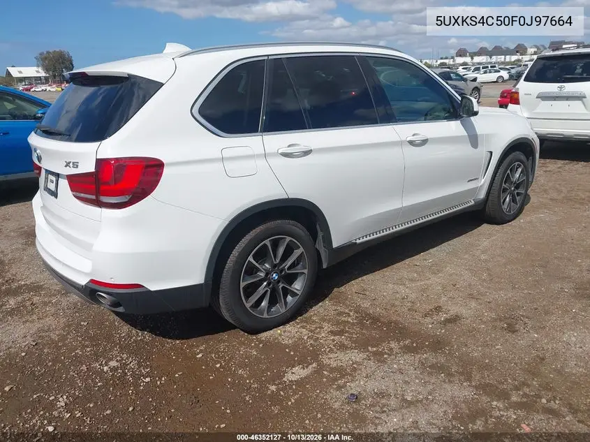 2015 BMW X5 VIN 5UXKS4C50F0J97664 — фото 4