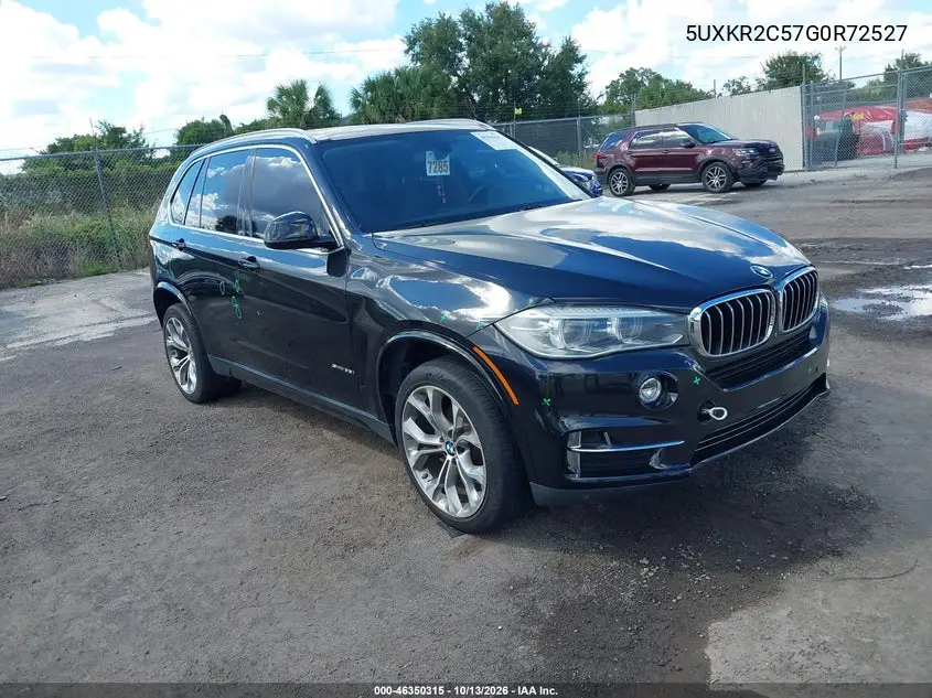 BMW X5 2016, VIN 5UXKR2C57G0R72527