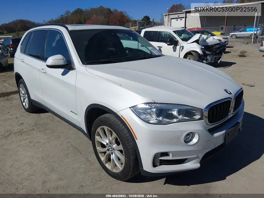 BMW X5 2016, VIN 5UXKR0C53G0P32556