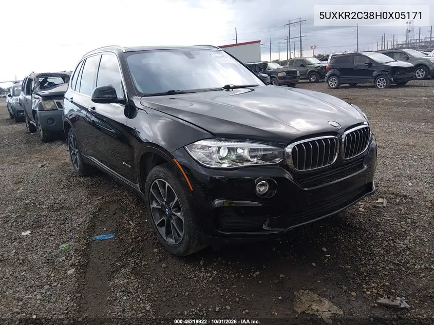 BMW X5 2017, VIN 5UXKR2C38H0X05171