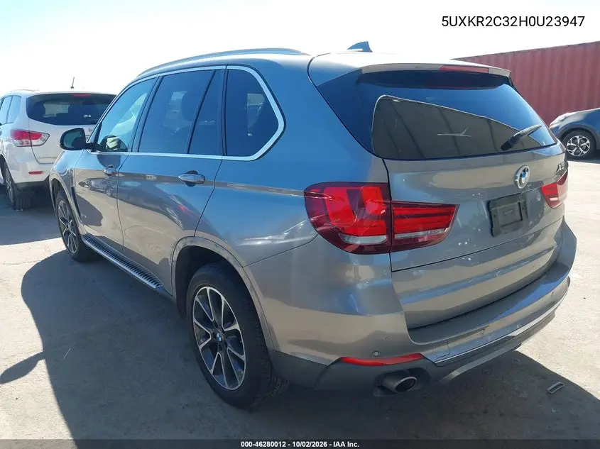 2017 BMW X5 VIN 5UXKR2C32H0U23947 — фото 3