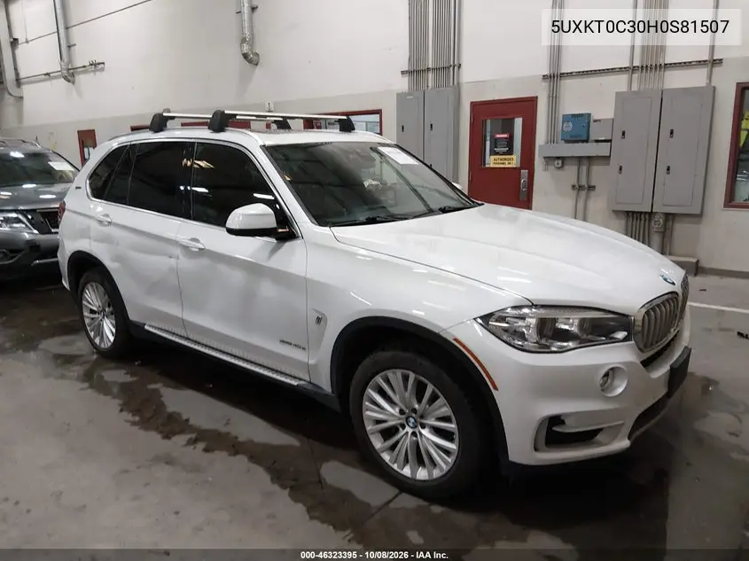 BMW X5 2017, VIN 5UXKT0C30H0S81507