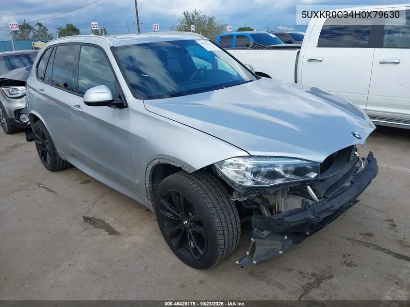 BMW X5 2017, VIN 5UXKR0C34H0X79630