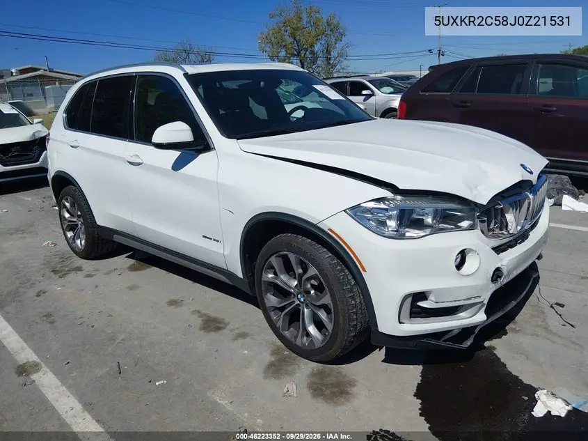 BMW X5 2018, VIN 5UXKR2C58J0Z21531