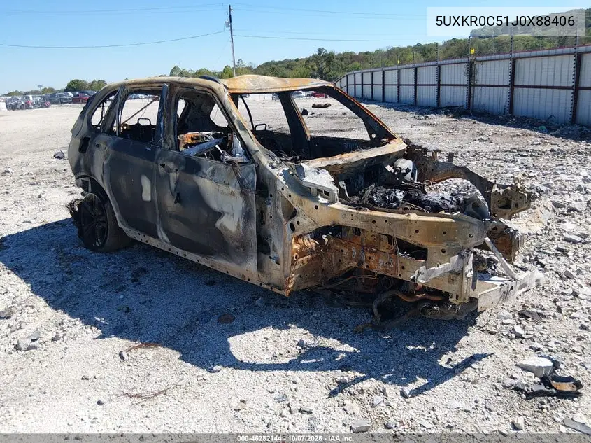 BMW X5 2018, VIN 5UXKR0C51J0X88406