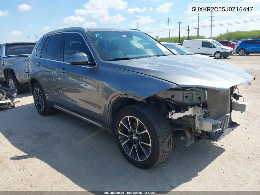 BMW X5 2018, VIN 5UXKR2C55J0Z16447