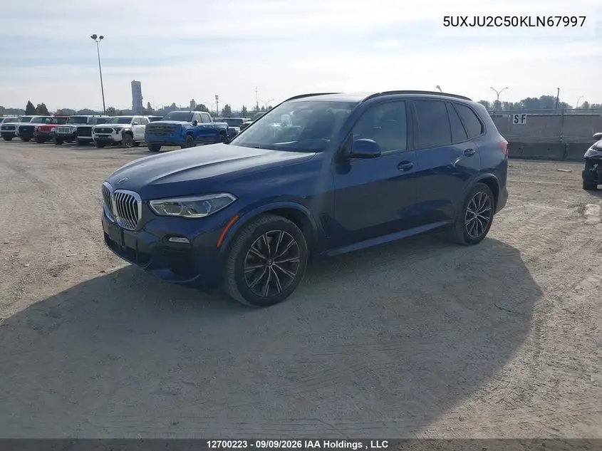 2019 BMW X5 VIN 5UXJU2C50KLN67997 — фото 2