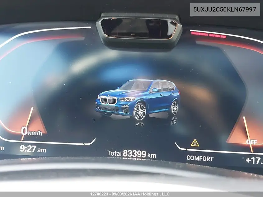 2019 BMW X5 VIN 5UXJU2C50KLN67997 — фото 7