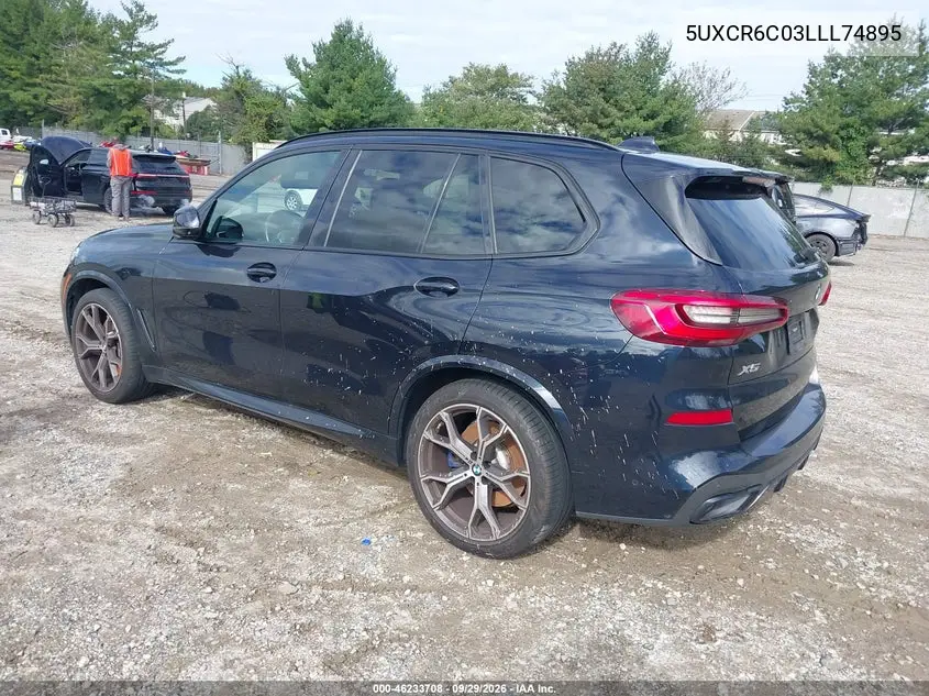 2020 BMW X5 VIN 5UXCR6C03LLL74895 — фото 3