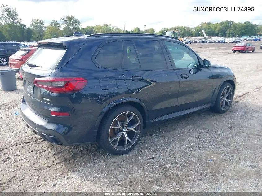 2020 BMW X5 VIN 5UXCR6C03LLL74895 — фото 4