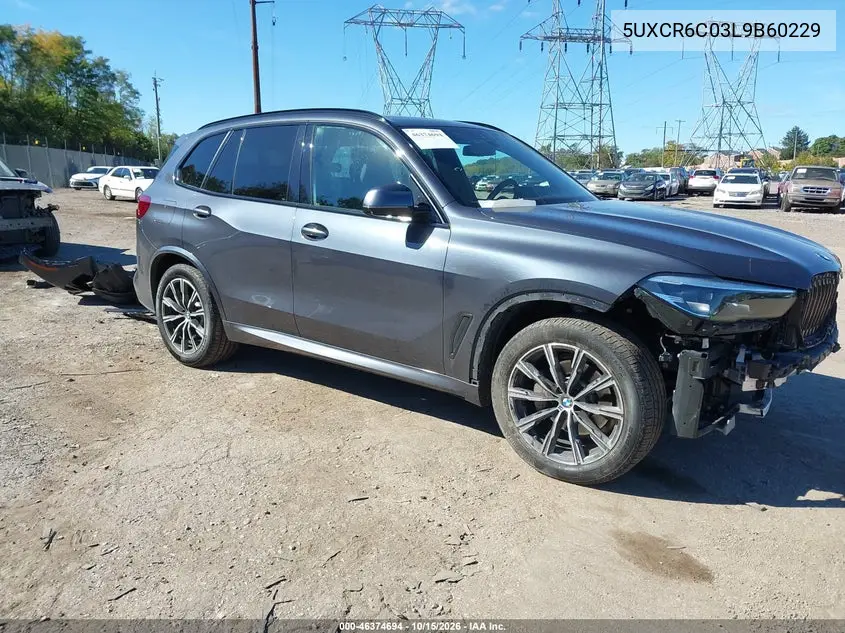 BMW X5 2020, VIN 5UXCR6C03L9B60229