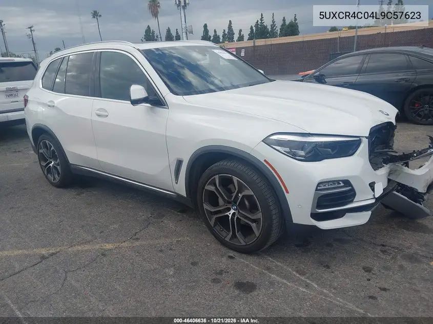BMW X5 2020, VIN 5UXCR4C04L9C57623