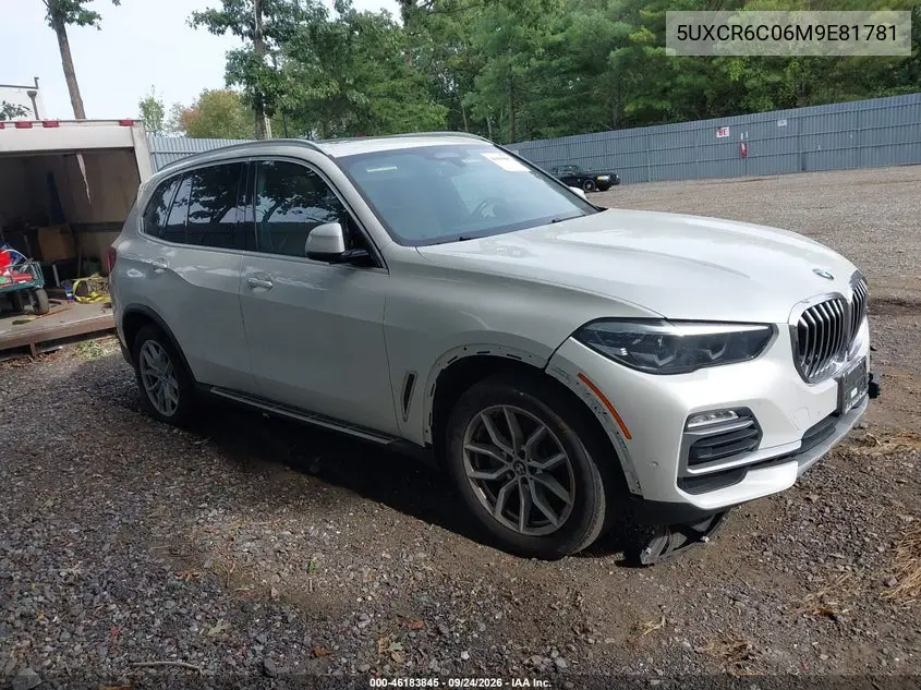 BMW X5 2021, VIN 5UXCR6C06M9E81781