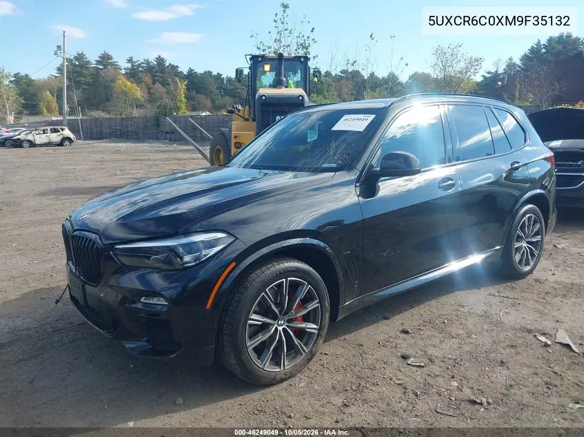 2021 BMW X5 VIN 5UXCR6C0XM9F35132 — фото 2
