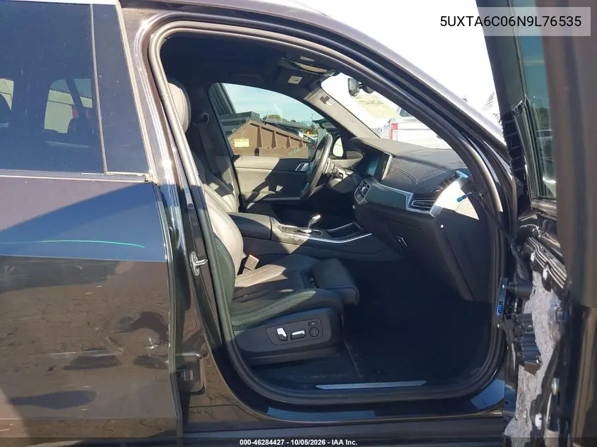 2022 BMW X5 VIN 5UXTA6C06N9L76535 — фото 5