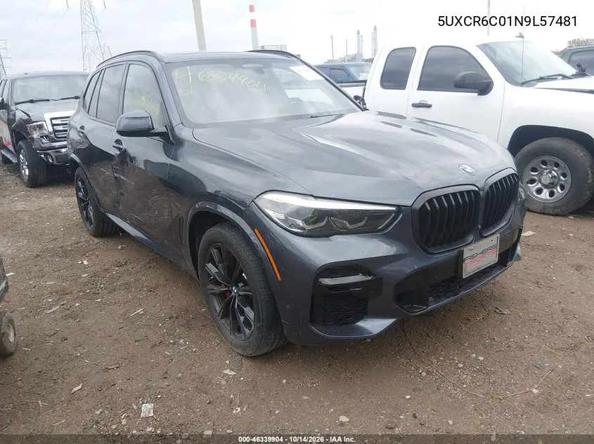 BMW X5 2022, VIN 5UXCR6C01N9L57481