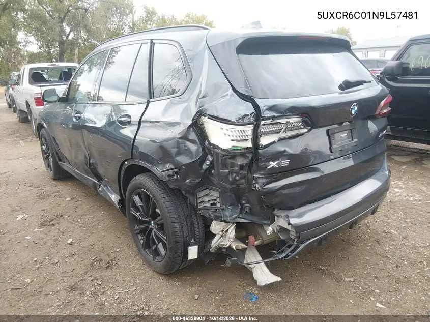 2022 BMW X5 VIN 5UXCR6C01N9L57481 — фото 3