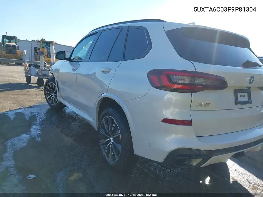 2023 BMW X5 VIN 5UXTA6C03P9P81304 — фото 3