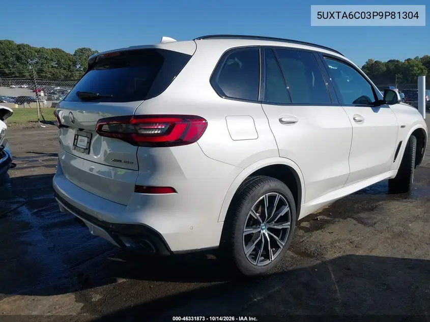 2023 BMW X5 VIN 5UXTA6C03P9P81304 — фото 4