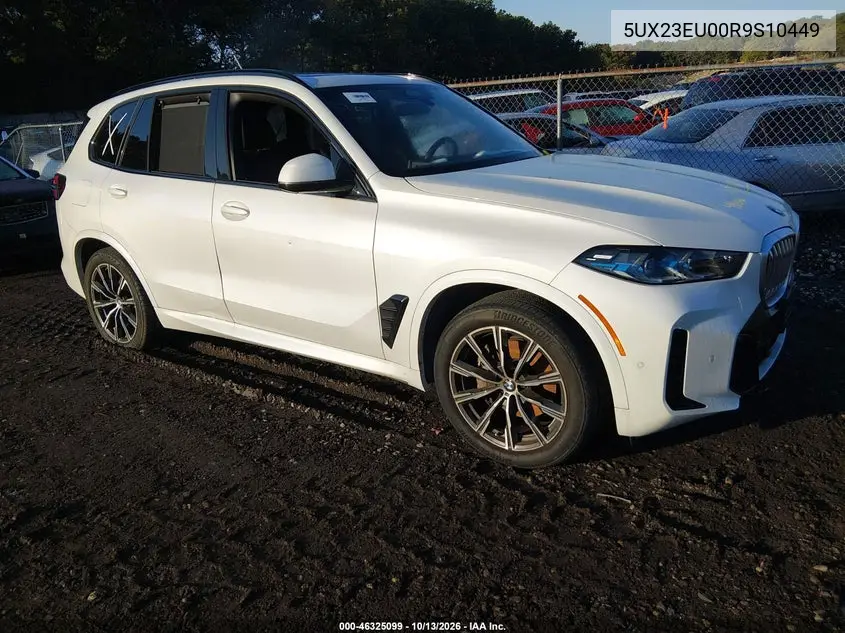 BMW X5 2024, VIN 5UX23EU00R9S10449