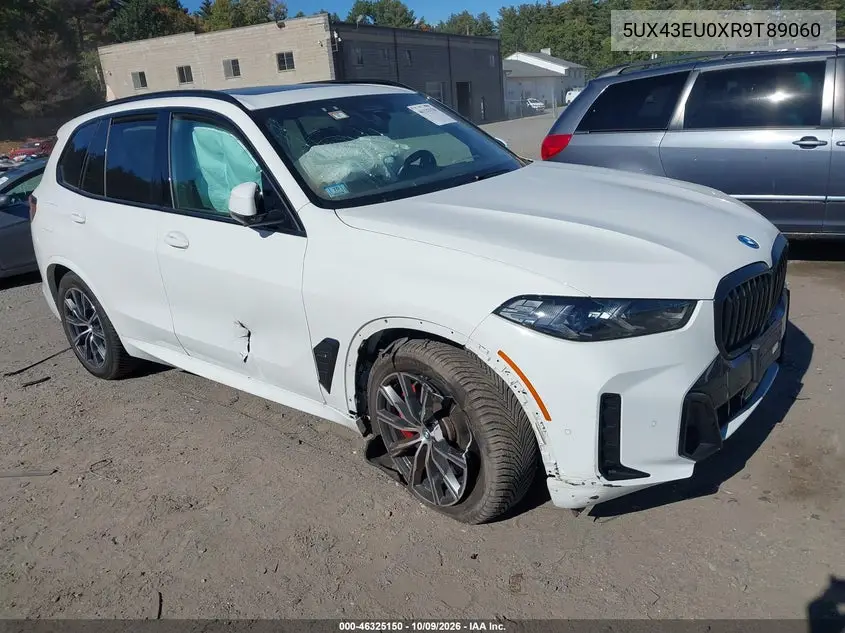BMW X5 2024, VIN 5UX43EU0XR9T89060