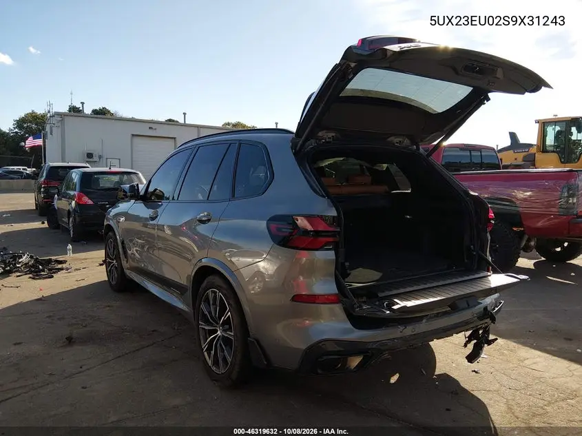 2025 BMW X5 VIN 5UX23EU02S9X31243 — фото 3