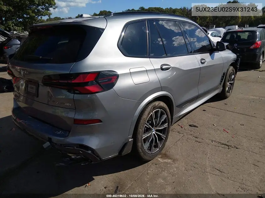 2025 BMW X5 VIN 5UX23EU02S9X31243 — фото 4