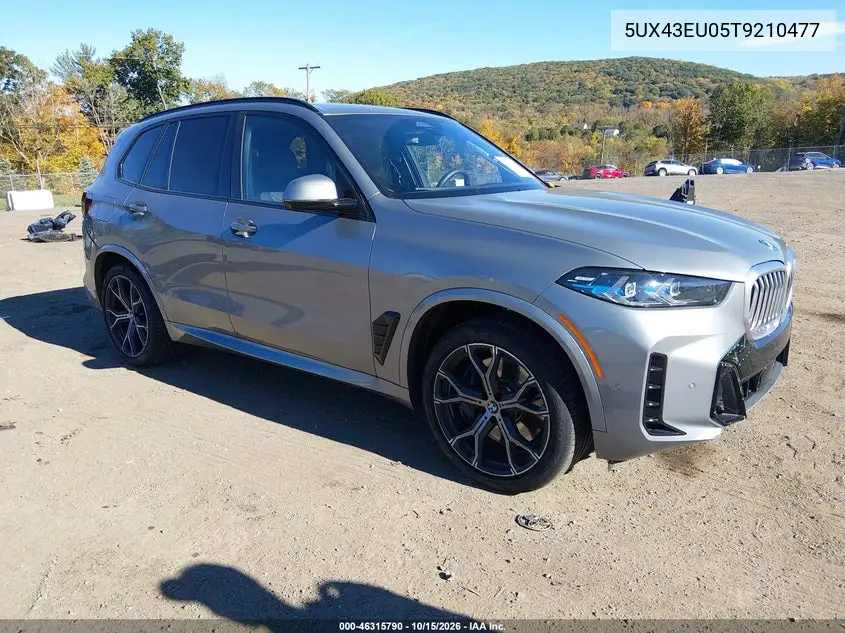 BMW X5 2026, VIN 5UX43EU05T9210477