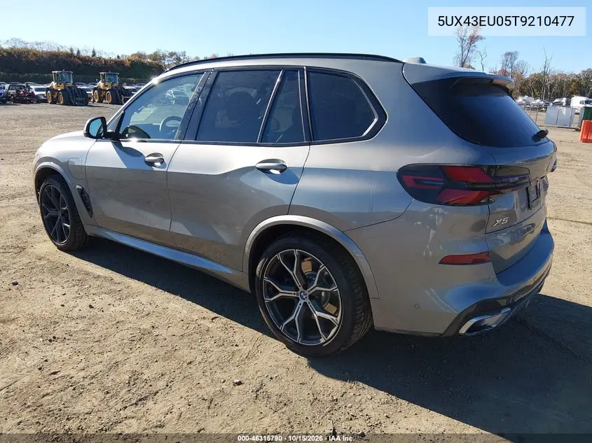 2026 BMW X5 VIN 5UX43EU05T9210477 — фото 3