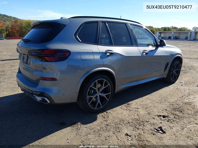 2026 BMW X5 VIN 5UX43EU05T9210477 — фото 4