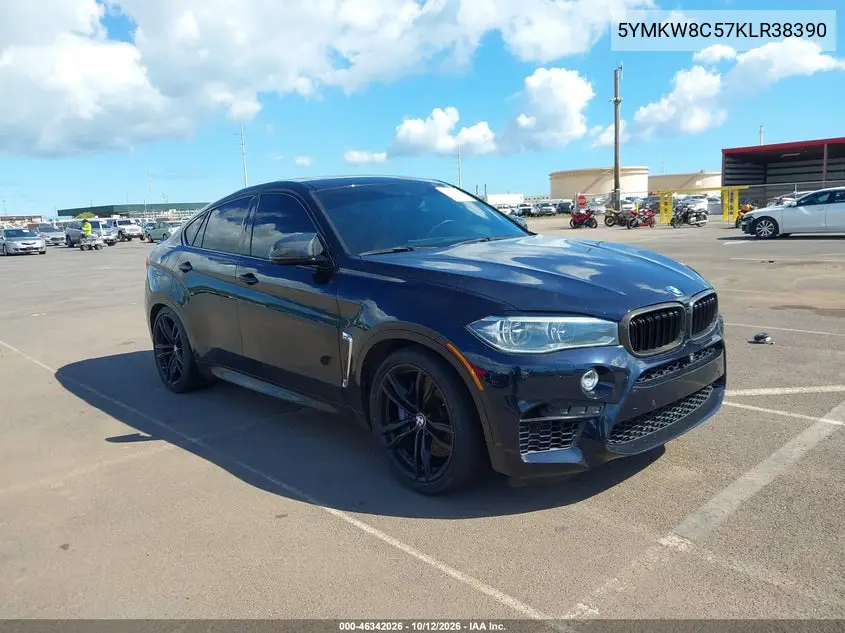 BMW X6 M 2019, VIN 5YMKW8C57KLR38390