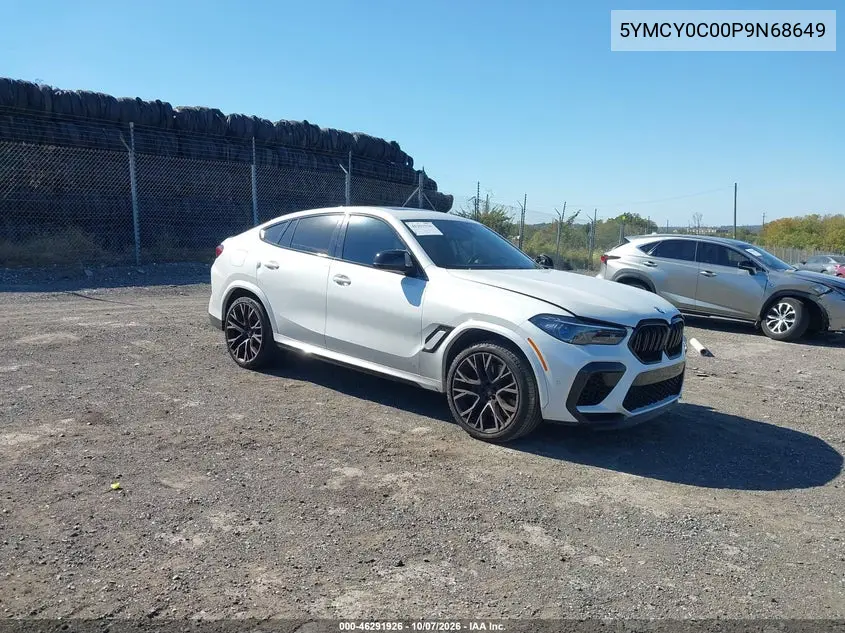 BMW X6 M 2023, VIN 5YMCY0C00P9N68649