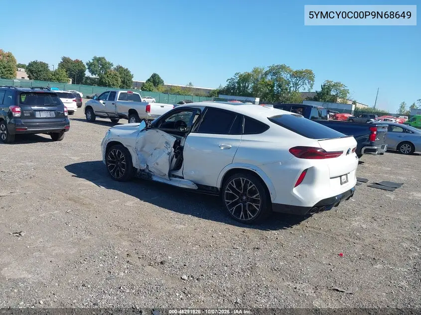 2023 BMW X6 M VIN 5YMCY0C00P9N68649 — фото 3