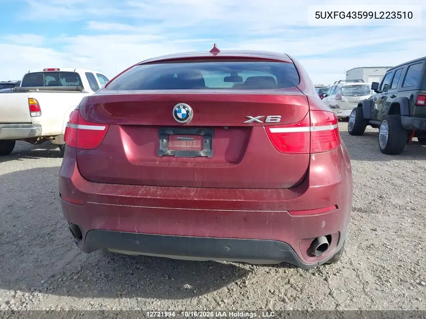 2009 BMW X6 VIN 5UXFG43599L223510 — фото 15