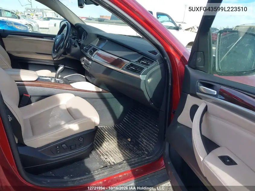 2009 BMW X6 VIN 5UXFG43599L223510 — фото 5