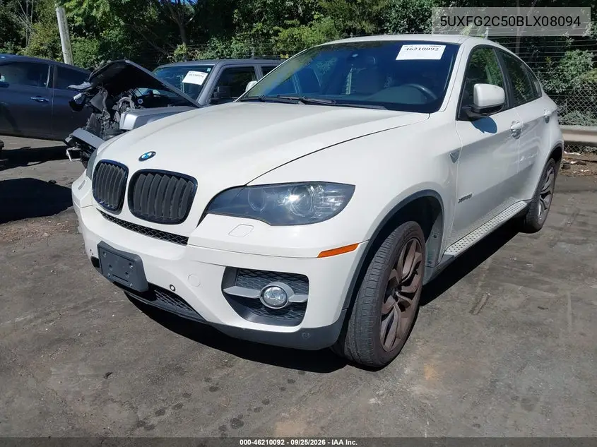 2011 BMW X6 VIN 5UXFG2C50BLX08094 — фото 2