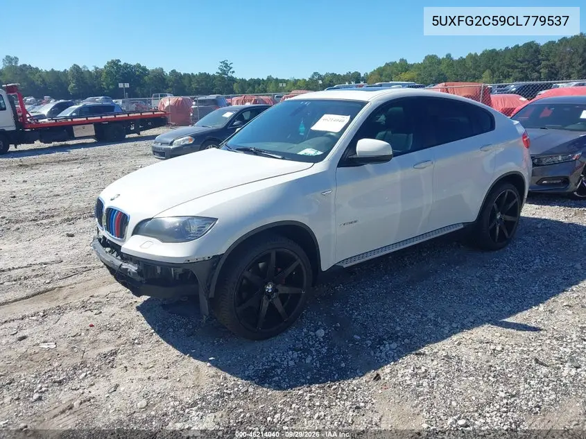 2012 BMW X6 VIN 5UXFG2C59CL779537 — фото 2