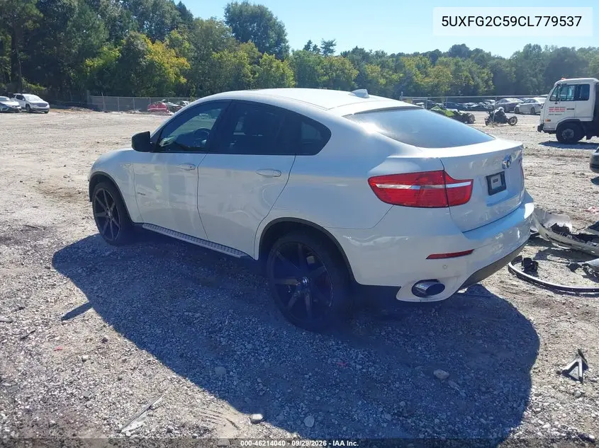 2012 BMW X6 VIN 5UXFG2C59CL779537 — фото 3