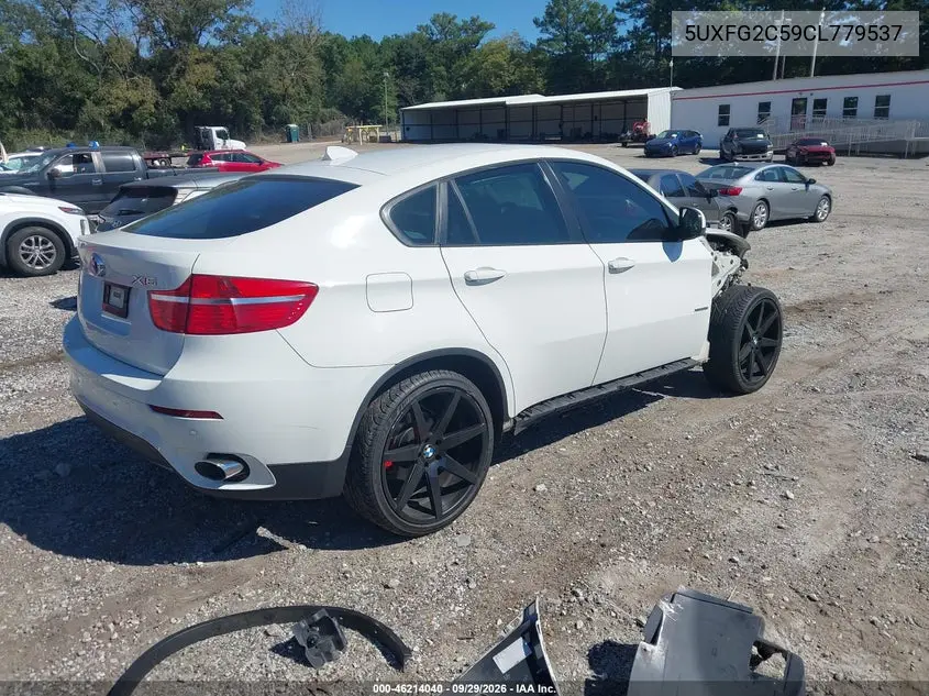 2012 BMW X6 VIN 5UXFG2C59CL779537 — фото 4