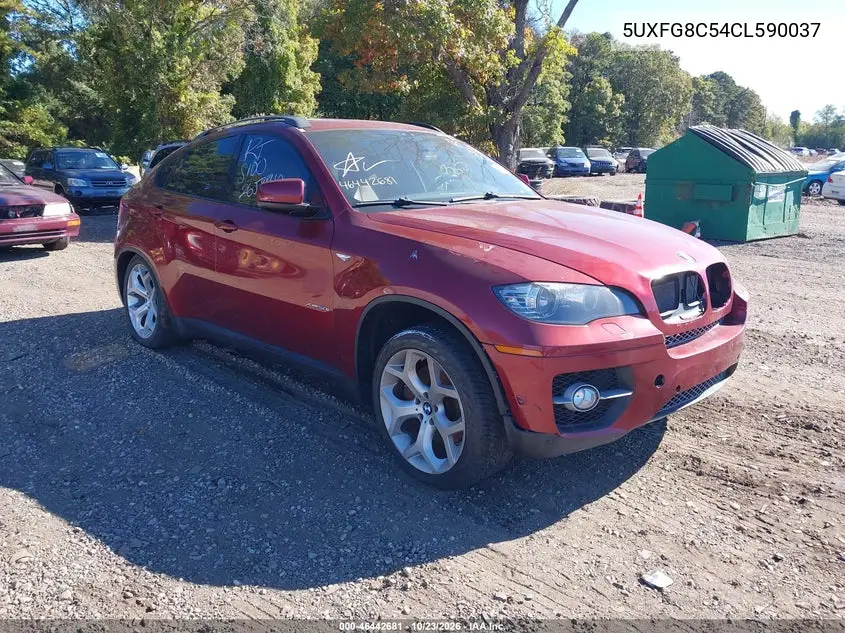 BMW X6 2012, VIN 5UXFG8C54CL590037